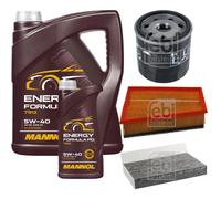 FEBI BILSTEIN Controllo Set 6L MANNOL Energy Formula PD 5W-40 Per Renault