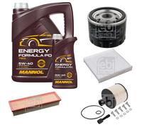 FEBI BILSTEIN Controllo set 6L MANNOL Energy Formule PD 5W-40 per Dacia