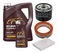 FEBI BILSTEIN Controllo set 6L MANNOL Energy Formule PD 5W-40 per Dacia