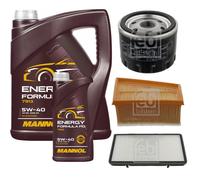 FEBI BILSTEIN Controllo set 6L MANNOL Energy Formule PD 5W-40 per Opel