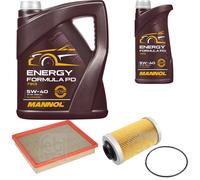 FEBI BILSTEIN Controllo set 6L MANNOL Energy Formule PD 5W-40 per Opel
