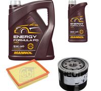 FEBI BILSTEIN Controllo set 6L MANNOL Energy Formule PD 5W-40 per Renault