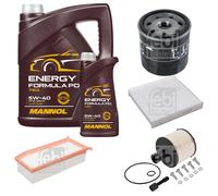 FEBI BILSTEIN Controllo set 6L MANNOL Energy Formule PD 5W-40 per Renault