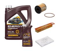 FEBI BILSTEIN Controllo Set 6L MANNOL Energy Premium 5W-30 Per Citroën C4 II