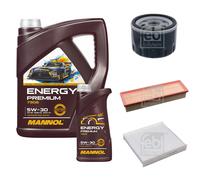FEBI BILSTEIN Controllo Set 6L MANNOL Energy Premium 5W-30 Per Dacia Logan