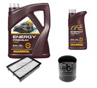 FEBI BILSTEIN Controllo Set 6L MANNOL Energy Premium 5W-30 Per Mazda 5 CW