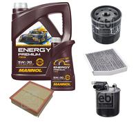 FEBI BILSTEIN Controllo Set 6L MANNOL Energy Premium 5W-30 Per Mercedes A