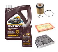 FEBI BILSTEIN Controllo Set 6L MANNOL Energy Premium 5W-30 Per Mercedes C