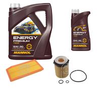 FEBI BILSTEIN Controllo Set 6L MANNOL Energy Premium 5W-30 Per Mercedes C