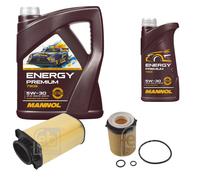 FEBI BILSTEIN Controllo Set 6L MANNOL Energy Premium 5W-30 Per Mercedes C