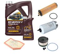 FEBI BILSTEIN Controllo Set 6L MANNOL Energy Premium 5W-30 Per Mercedes GLA
