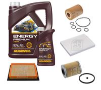 FEBI BILSTEIN Controllo Set 6L MANNOL Energy Premium 5W-30 Per Opel Astra H