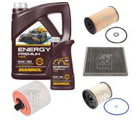 FEBI BILSTEIN Controllo Set 6L MANNOL Energy Premium 5W-30 Per Opel Astra K