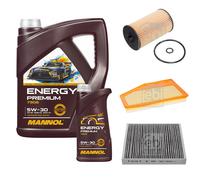 FEBI BILSTEIN Controllo set 6L MANNOL Energy Premium 5W-30 per Opel Insignia