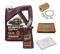 FEBI BILSTEIN Controllo Set 6L MANNOL Energy Premium 5W-30 Per Opel Zafira B