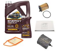 Febi BILSTEIN Controllo Set 6L mannol Energy Premium 5W-30 per Peugeot 301