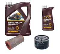 Febi BILSTEIN Controllo Set 6L mannol Energy Premium 5W-30 per Renault 19 II