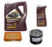 FEBI BILSTEIN Controllo Set 6L MANNOL Energy Premium 5W-30 Per Renault Clio