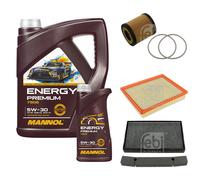FEBI BILSTEIN Controllo Set 6L MANNOL Energy Premium 5W-30 Per Saab 9-5