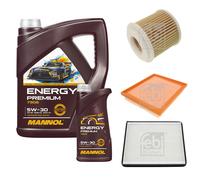 FEBI BILSTEIN Controllo set 6L MANNOL Energy Premium 5W-30 per Toyota Auris