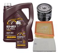 FEBI BILSTEIN Controllo Set 6L MANNOL Energy Ultra JP 5W-20 Per Ford B-Max