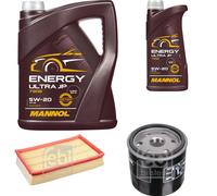 FEBI BILSTEIN Controllo Set 6L MANNOL Energy Ultra JP 5W-20 Per Ford Focus