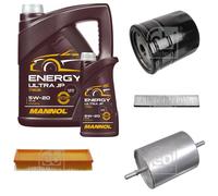 FEBI BILSTEIN Controllo Set 6L MANNOL Energy Ultra JP 5W-20 Per Ford Mondeo