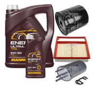 FEBI BILSTEIN Controllo Set 6L MANNOL Energy Ultra JP 5W-20 Per Ford Mondeo