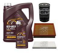 FEBI BILSTEIN Controllo Set 6L MANNOL Energy Ultra JP 5W-20 Per Ford Street