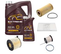 FEBI BILSTEIN Controllo Set 6L MANNOL Extreme 5W-40 Per Audi A5 Cabriolet