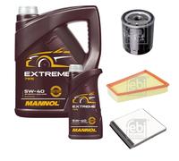 FEBI BILSTEIN Controllo Set 6L MANNOL Extreme 5W-40 Per Citroën Berlingo MF