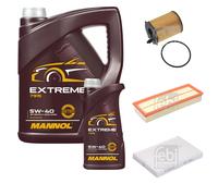 FEBI BILSTEIN Controllo Set 6L MANNOL Extreme 5W-40 Per Citroën C3 Picasso