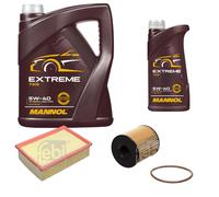 FEBI BILSTEIN Controllo Set 6L MANNOL Extreme 5W-40 Per Citroën C4 I LC 2.0