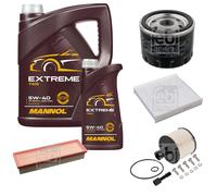 FEBI BILSTEIN Controllo set 6L MANNOL Extreme 5W-40 per Dacia Logan MCV II