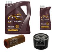 Febi BILSTEIN Controllo Set 6L mannol extreme 5W-40 per Fiat Doblo 119 1.9 D