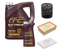 Febi BILSTEIN Controllo Set 6L mannol extreme 5W-40 per Peugeot 307 Pausa