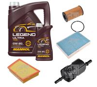 FEBI BILSTEIN Controllo Set 6L MANNOL Legend Ultra 0W-20 Per Land Rover