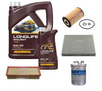 FEBI BILSTEIN Controllo set 6L MANNOL Longlife 504/507 5W-30 per Audi A1