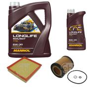 FEBI BILSTEIN Controllo set 6L MANNOL Longlife 504/507 5W-30 per BMW Serie 3