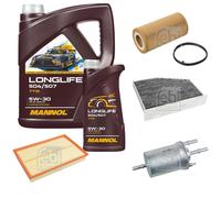 Febi BILSTEIN Controllo Set 6L mannol Longlife 504/507 5W-30 per di Audi Tt