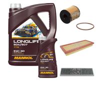 FEBI BILSTEIN Controllo Set 6L MANNOL LONGLIFE 504/507 5W-30 Per MINI Mini