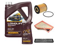 FEBI BILSTEIN Controllo set 6L MANNOL Longlife 504/507 5W-30 per Mini Mini