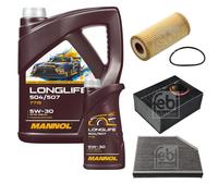 Febi BILSTEIN Controllo Set 6L mannol Longlife 504/507 5W-30 per Porsche Kramer