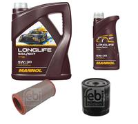 Febi BILSTEIN Controllo Set 6L mannol Longlife 504/507 5W-30 per Renault 21