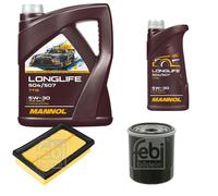 FEBI BILSTEIN Controllo Set 6L MANNOL LONGLIFE 504/507 5W-30 Per Toyota Yaris