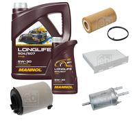 Febi BILSTEIN Controllo Set 6L mannol Longlife 504/507 5W-30 per Volkswagen EOS