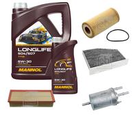 FEBI BILSTEIN Controllo Set 6L MANNOL LONGLIFE 504/507 5W-30 Per VW Beetle