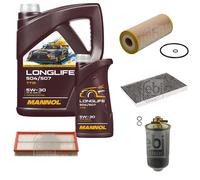 FEBI BILSTEIN Controllo set 6L MANNOL Longlife 504/507 5W-30 per VW Golf IV