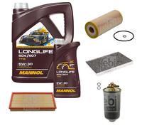 FEBI BILSTEIN Controllo Set 6L MANNOL LONGLIFE 504/507 5W-30 Per VW Golf IV