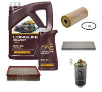 FEBI BILSTEIN Controllo Set 6L MANNOL LONGLIFE 504/507 5W-30 Per VW Passat